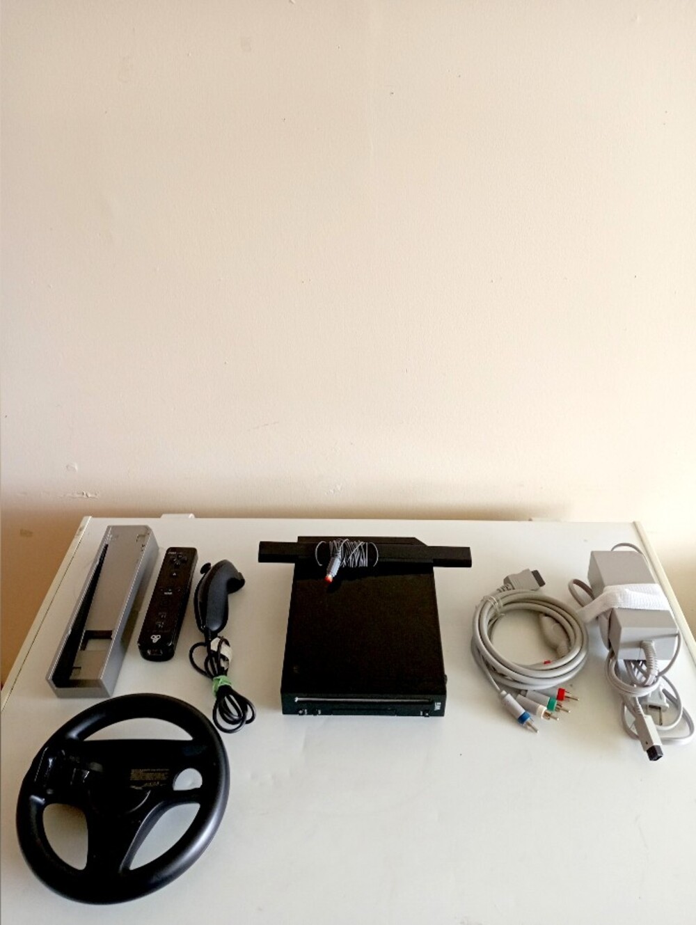 Nintendo Wii Console Bundle, Black with Accessories
